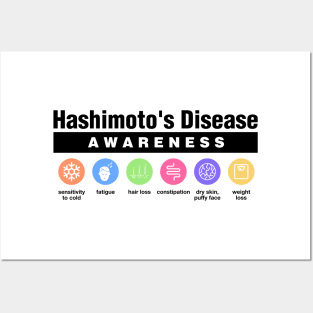 Hashimoto's Disease - Disability Awareness Symptoms Posters and Art